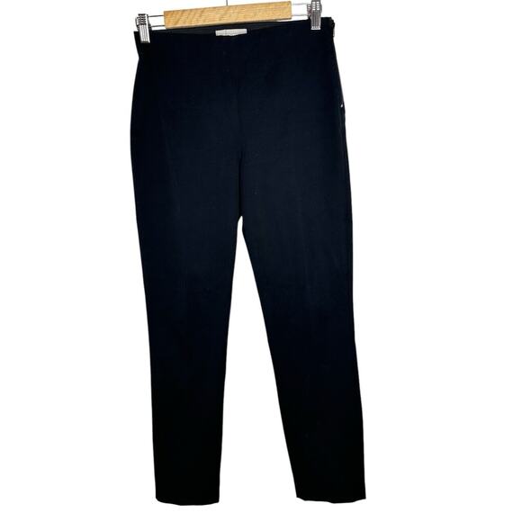 Everlane‎ Womens Side Zip Pants 4 Ankle Split Hem Stretch Work Office Black - Picture 2 of 11